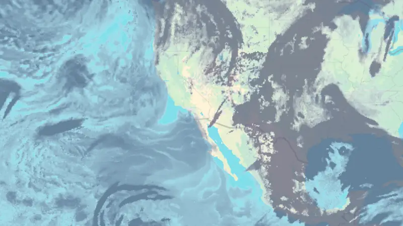 Nébulosité weather map