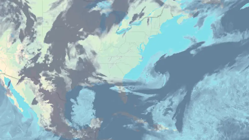 Clouds weather map