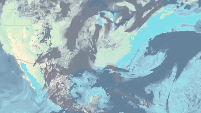 Clouds weather map