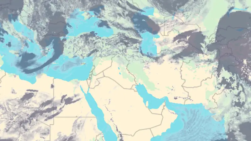 Nebulozitate weather map