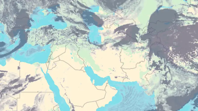 Clouds weather map