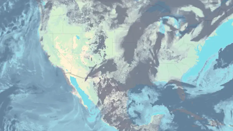 Clouds weather map