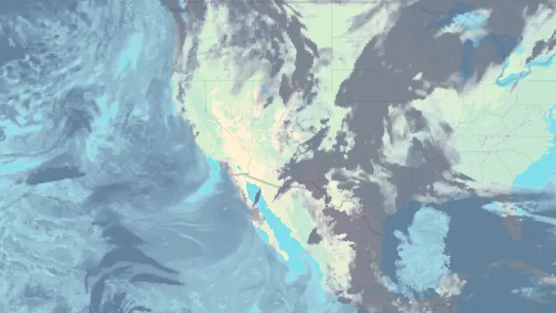 Clouds weather map