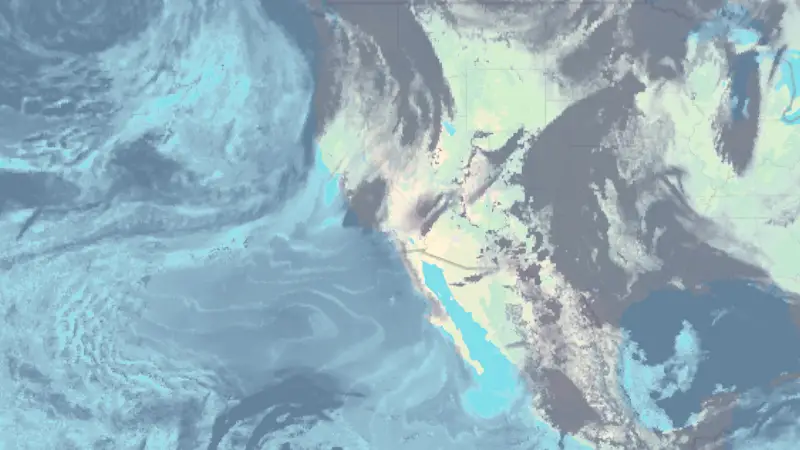 Clouds weather map