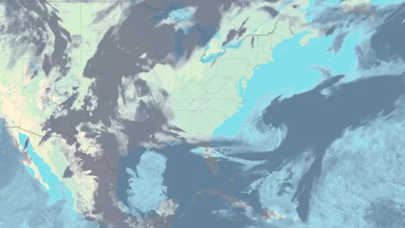 Clouds weather map