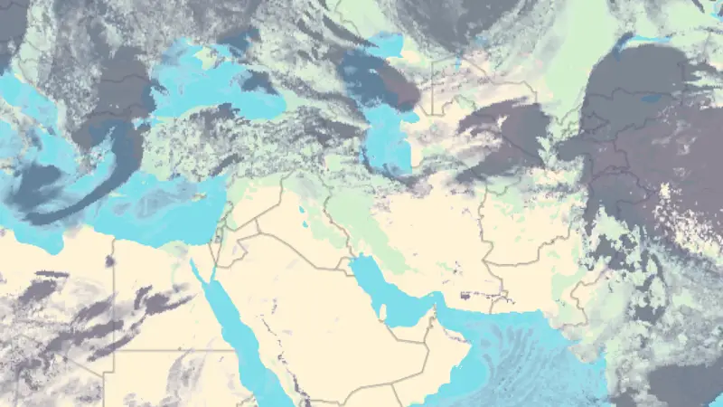 Clouds weather map