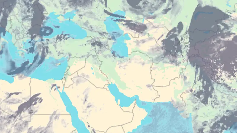 Oblačnost weather map