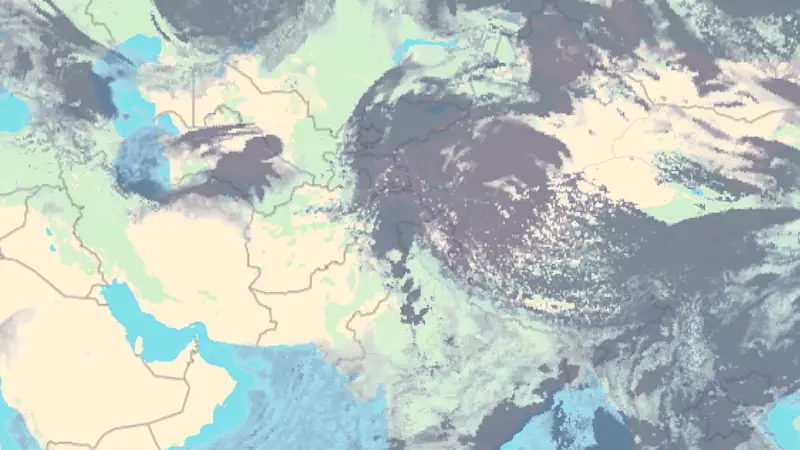 Nubosidad weather map