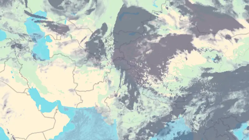 Clouds weather map