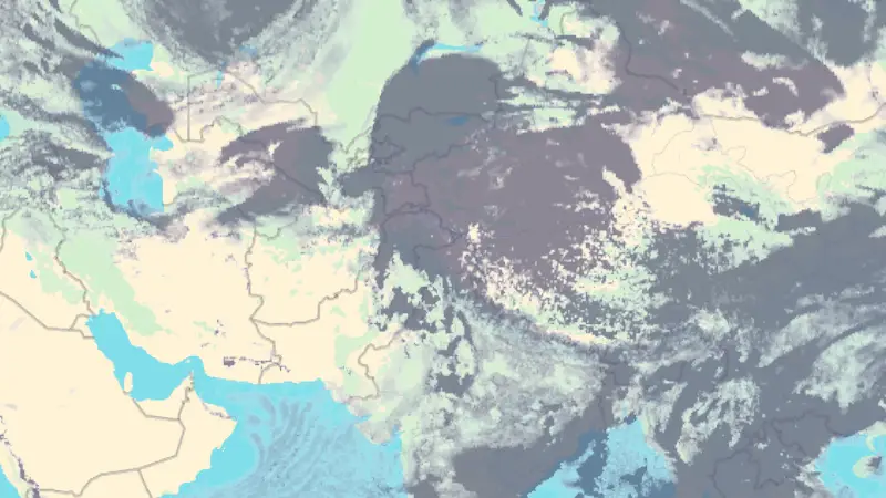 Molnighet weather map