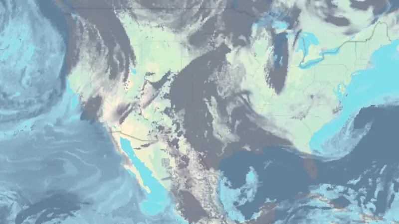Clouds weather map