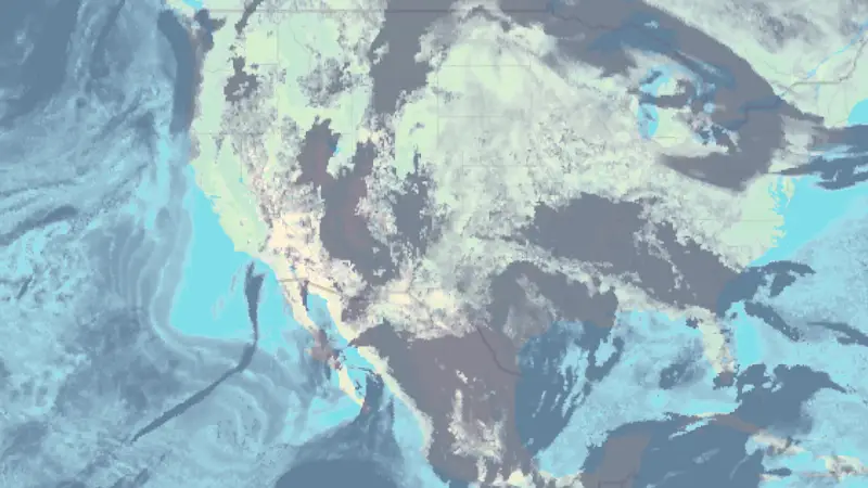 Bewolking weather map