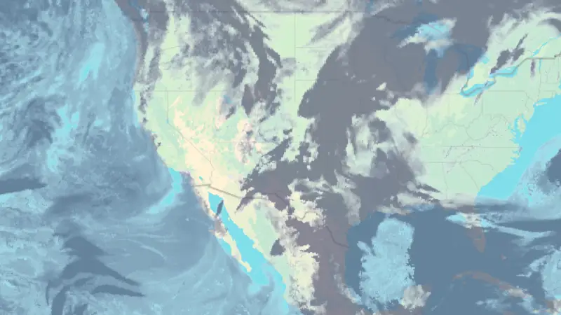 Zachmurzenie weather map