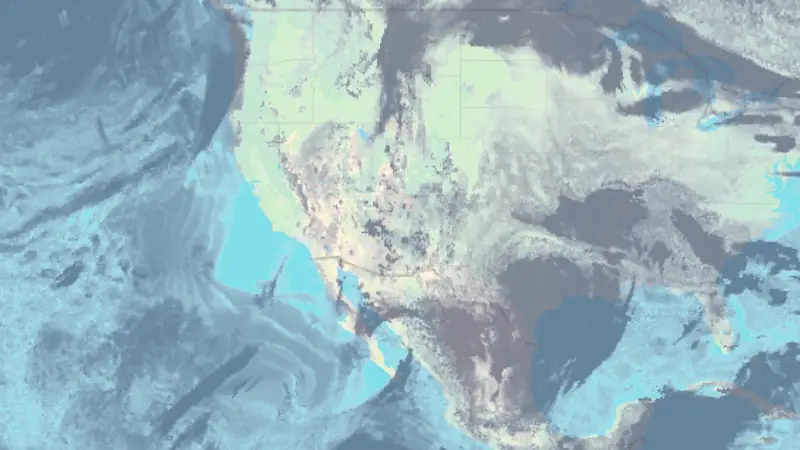 Molnighet weather map