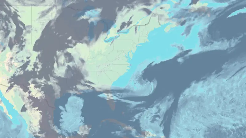 Clouds weather map