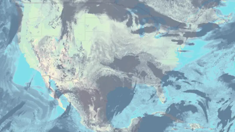 Bewolking weather map