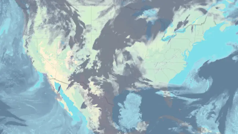Clouds weather map
