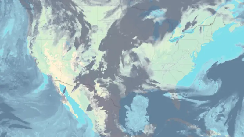 Clouds weather map