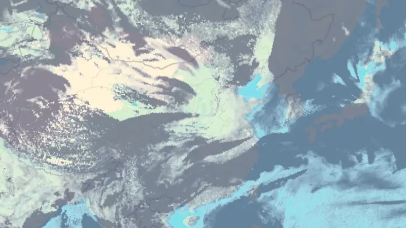 Nebulozitate weather map