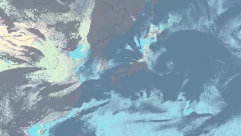 雲量 weather map