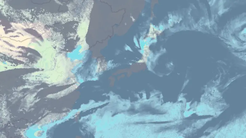 Clouds weather map