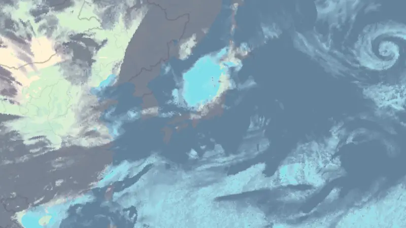Nébulosité weather map