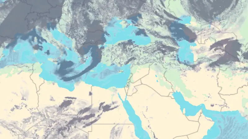 ابر weather map