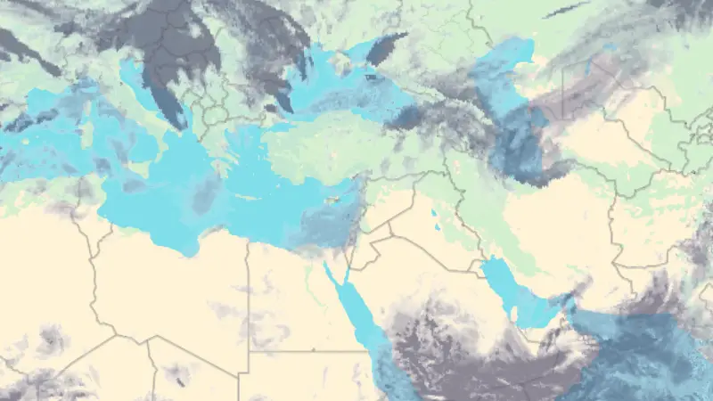 Облачност weather map