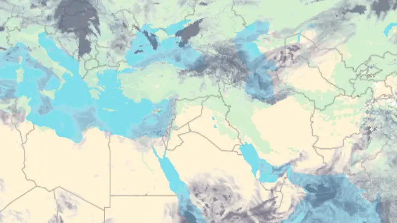 Skyer weather map
