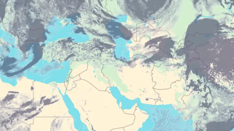 Nubosidad weather map