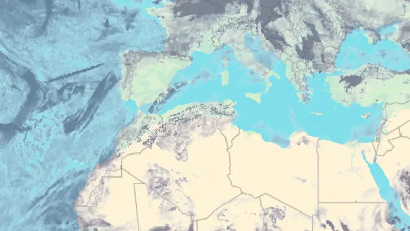 Skyer weather map