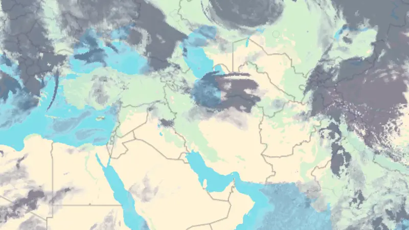 Oblačnost weather map