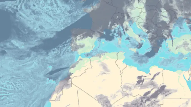 Zachmurzenie weather map