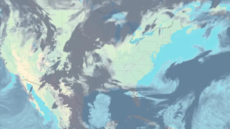 Nebulozitate weather map