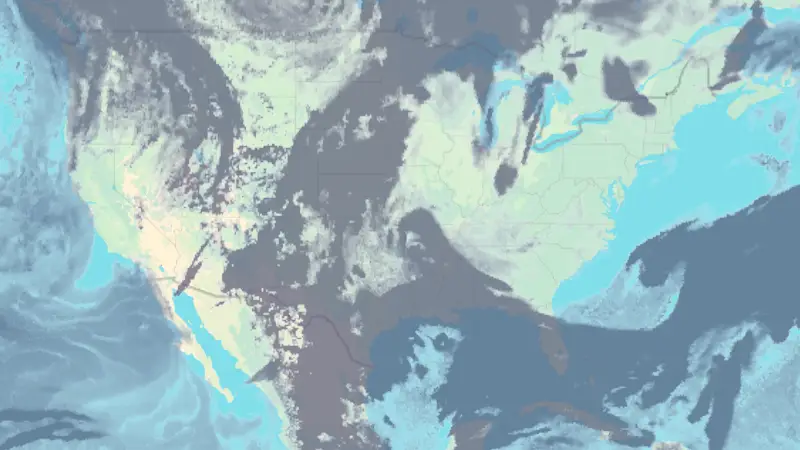 Clouds weather map