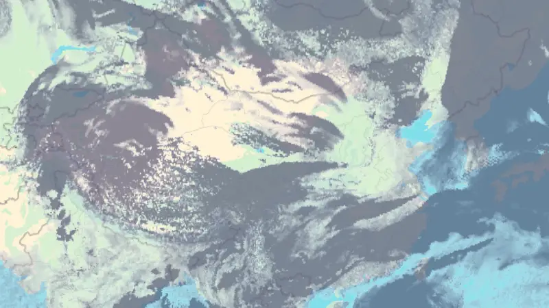 Oblačnost weather map
