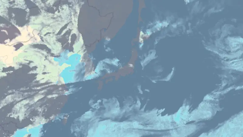 雲量 weather map