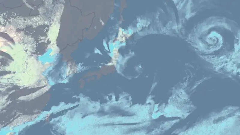 Clouds weather map