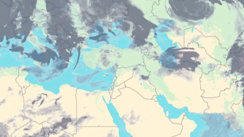 Bulutluluk weather map
