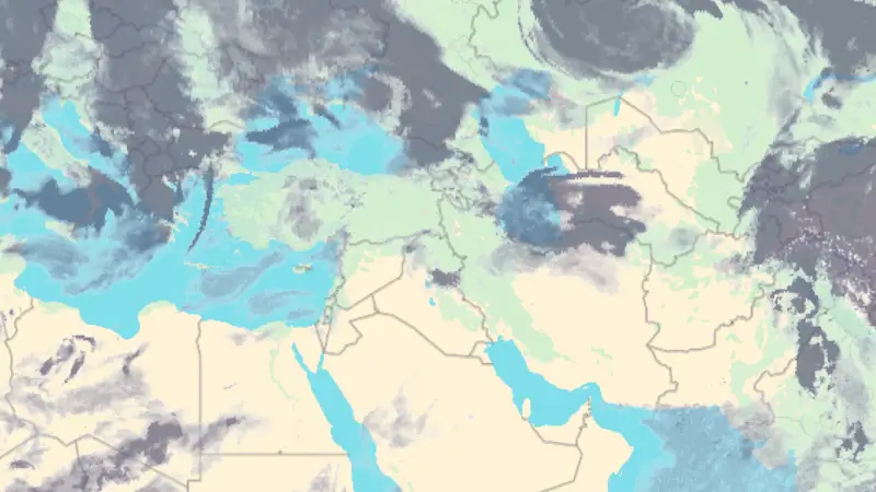 Oblačnost weather map
