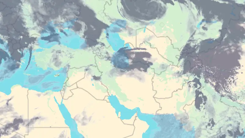 Felhőzet weather map