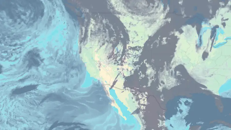 Clouds weather map