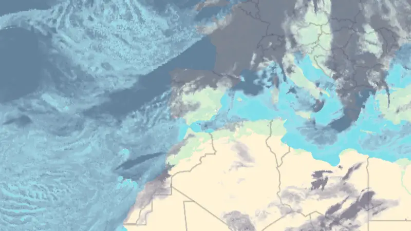 Nubosidad weather map