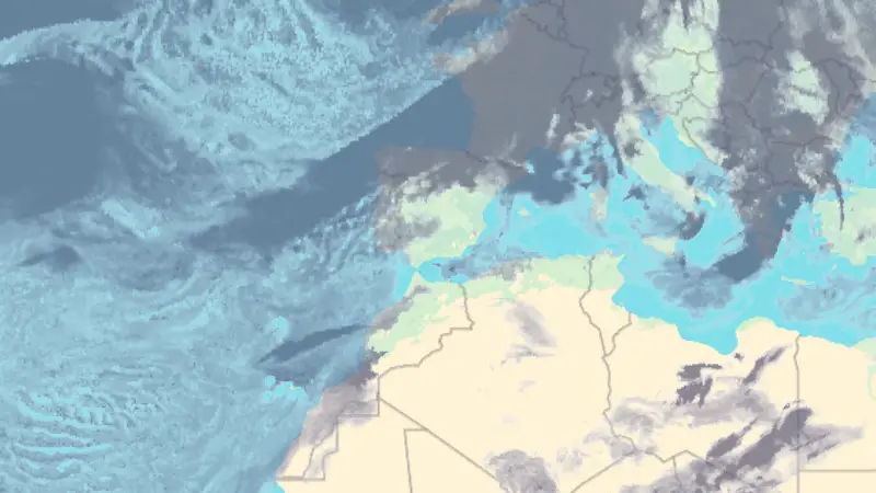 Nubosidad weather map