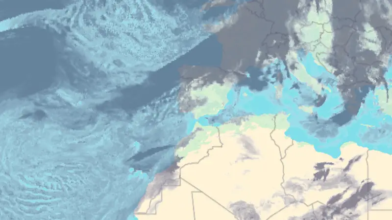 Nubosidad weather map