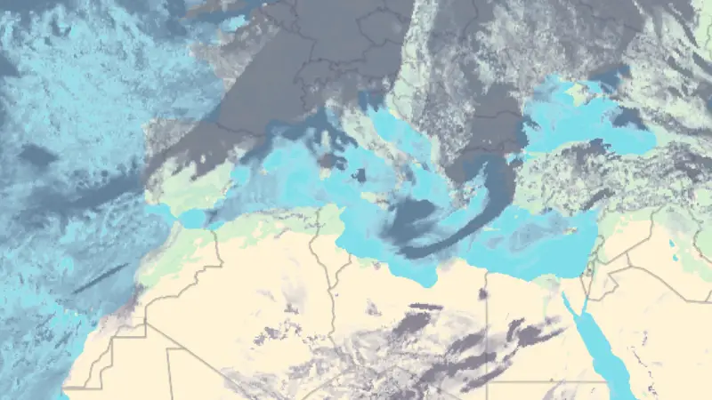 ابر weather map