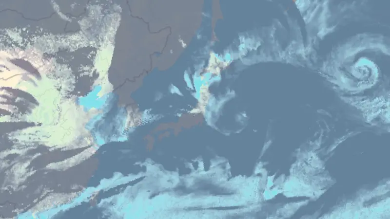 雲量 weather map
