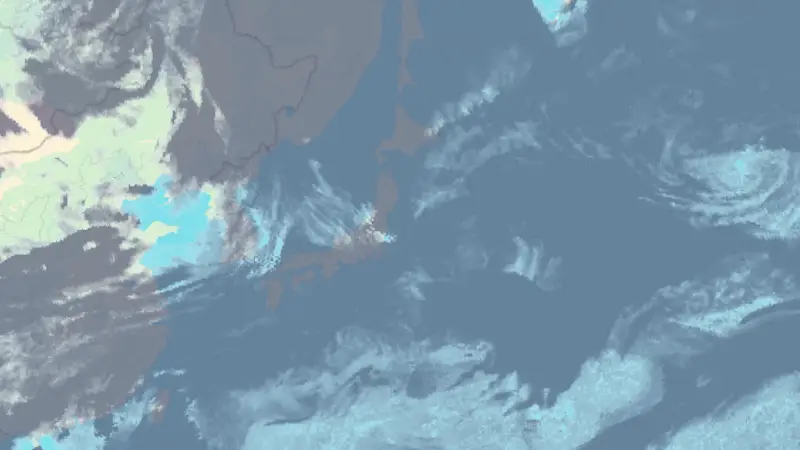 雲量 weather map
