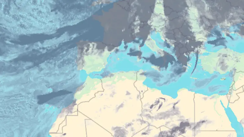 Oblačnost weather map