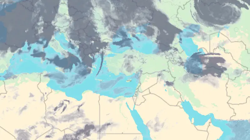 Nuvolosità weather map